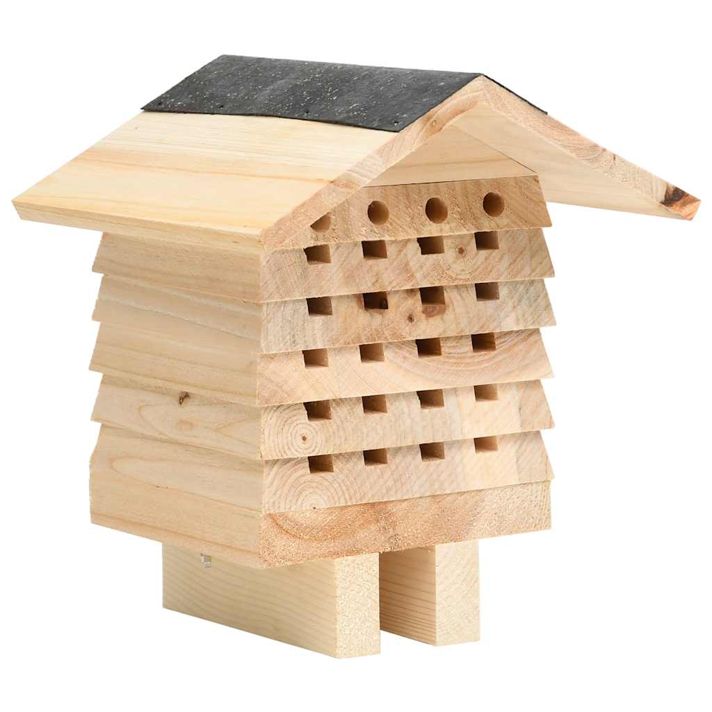 Bihotel 22 × 20 × 20 cm i massivt fyrretræ