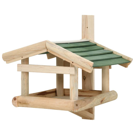 fuglefoderhus 35x29,5x21 cm massivt træ