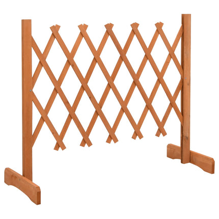 espalier til haven 120x60 cm massivt fyrretræ orange