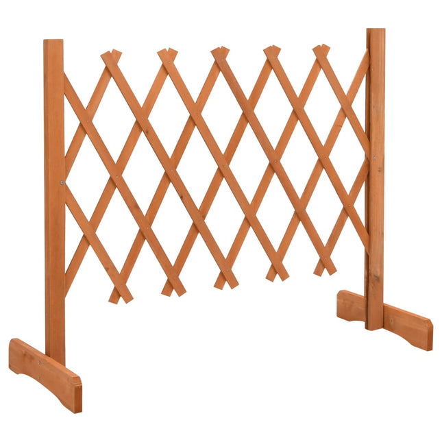 espalier til haven 120x60 cm massivt fyrretræ orange