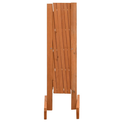 espalier til haven 120x60 cm massivt fyrretræ orange