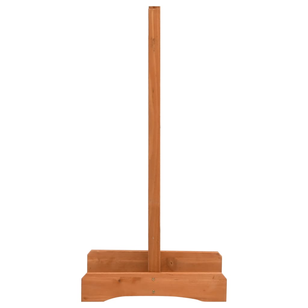 espalier til haven 120x60 cm massivt fyrretræ orange