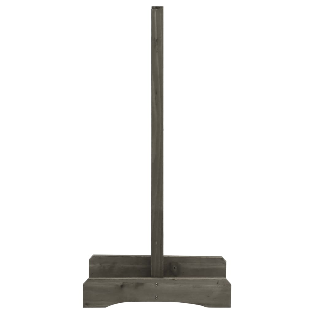 espalier til haven 120x60 cm massivt fyrretræ grå