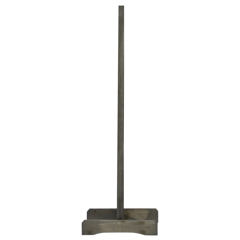 espalier til haven 120x90 cm massivt fyrretræ grå