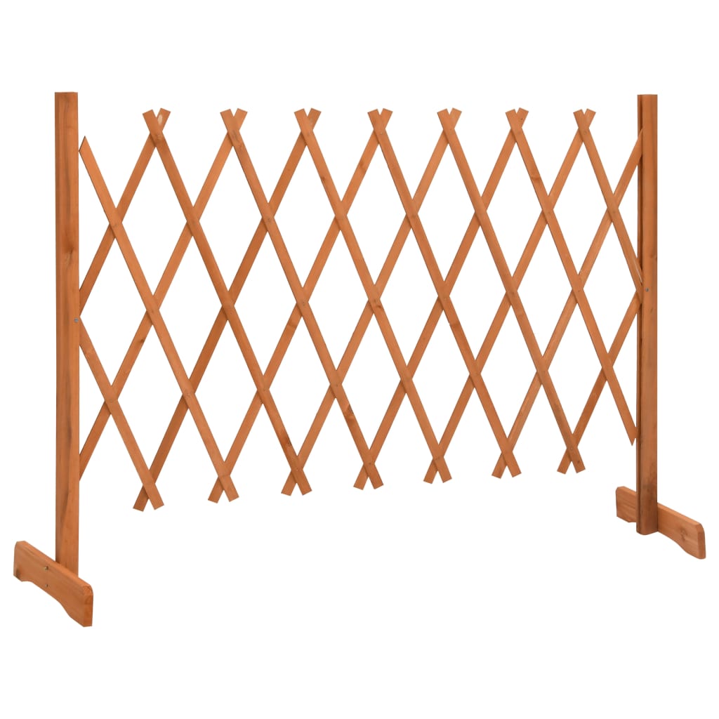 espalier til haven 150x80 cm massivt fyrretræ orange