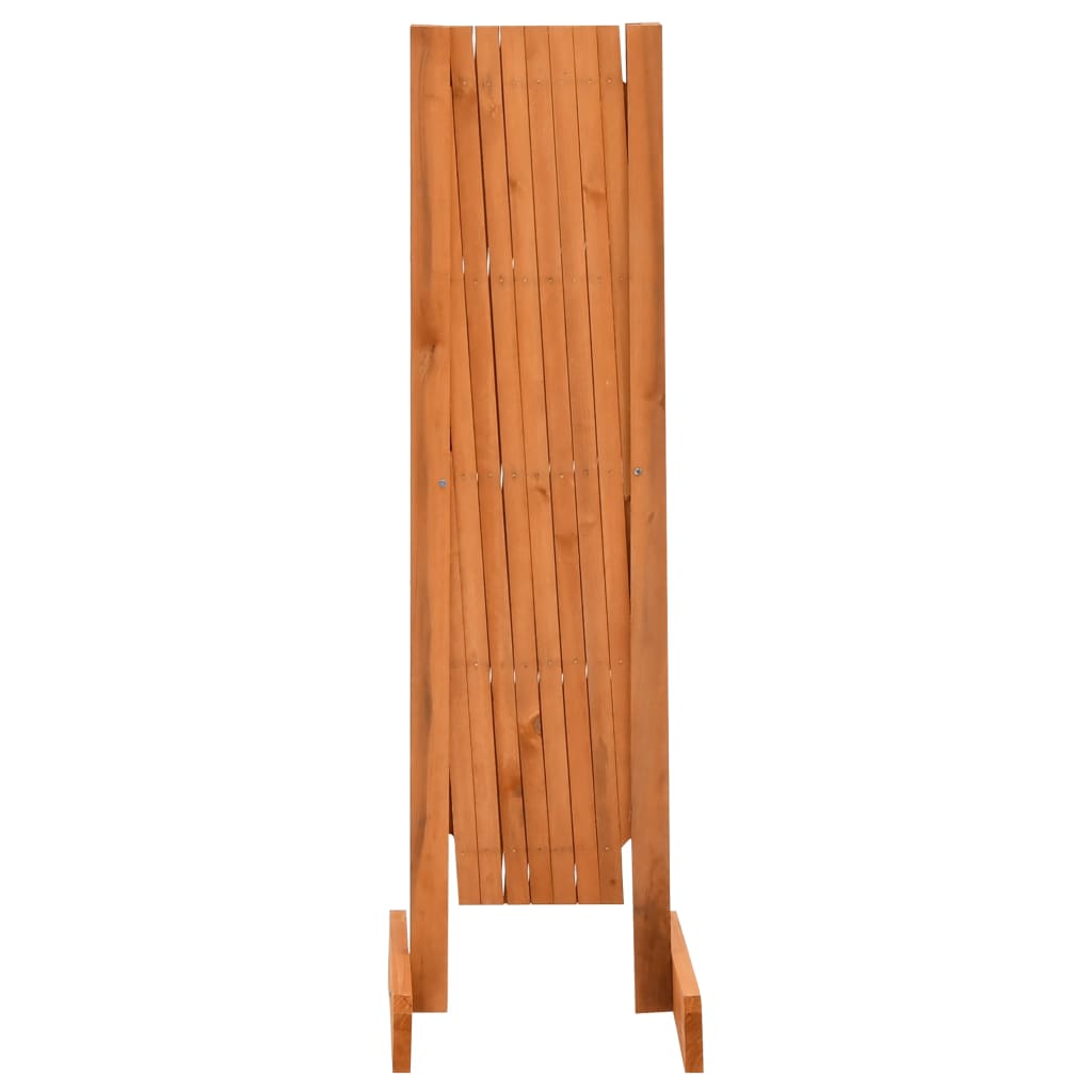 espalier til haven 150x80 cm massivt fyrretræ orange