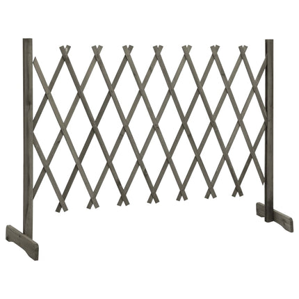 espalier til haven 150x80 cm massivt fyrretræ grå