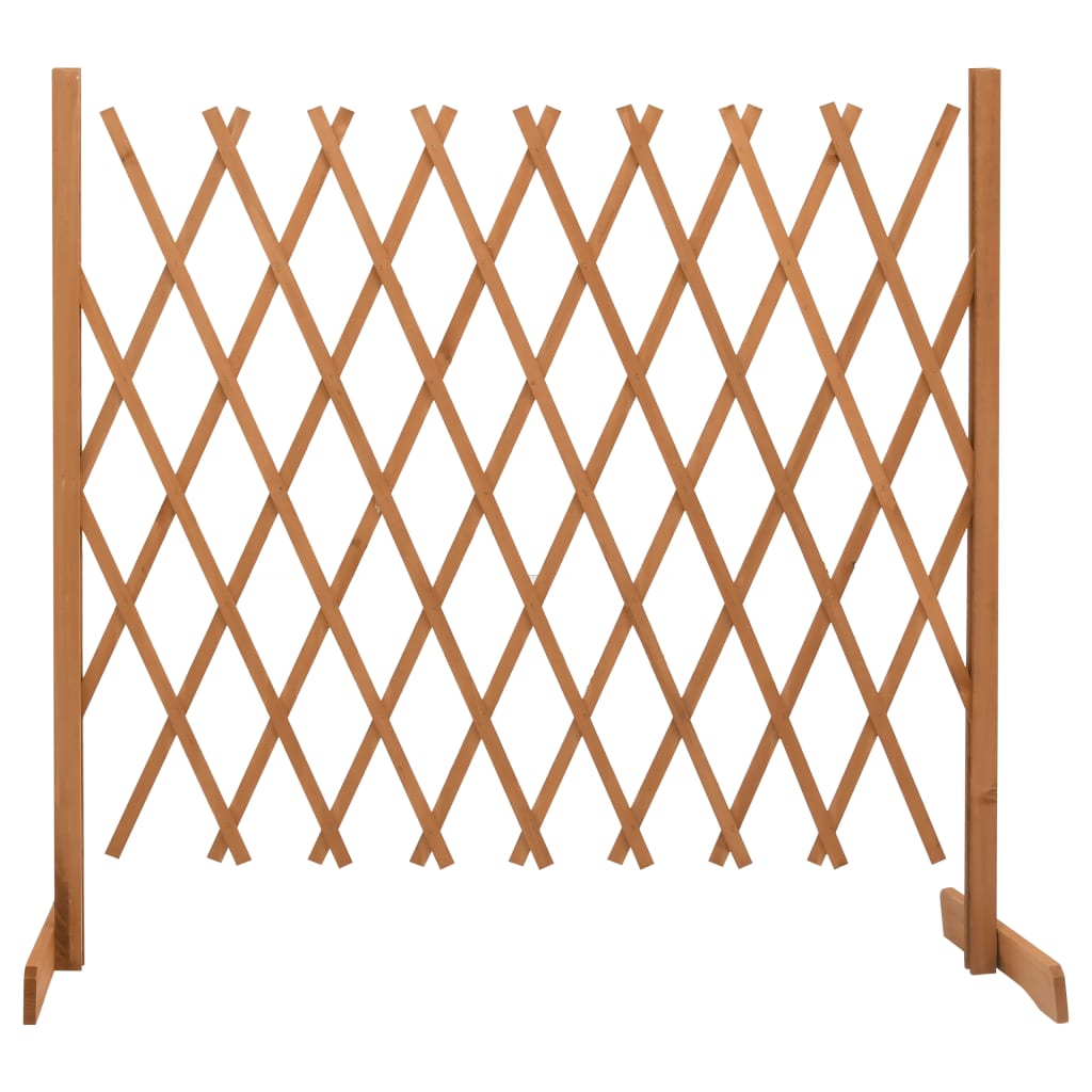 Espalier Til Haven 180x100 Cm Massivt Fyrretræ Orange - Vidaxl