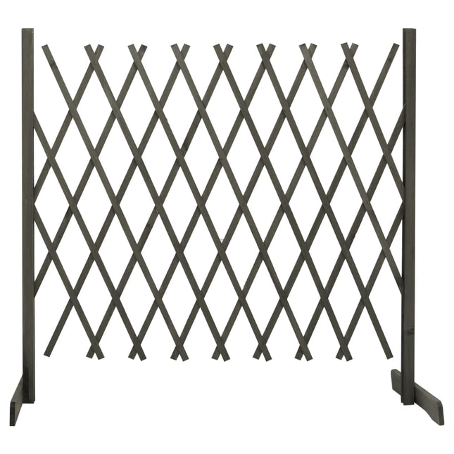 espalier til haven 180x100 cm massivt fyrretræ grå