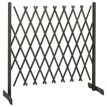 espalier til haven 180x100 cm massivt fyrretræ grå