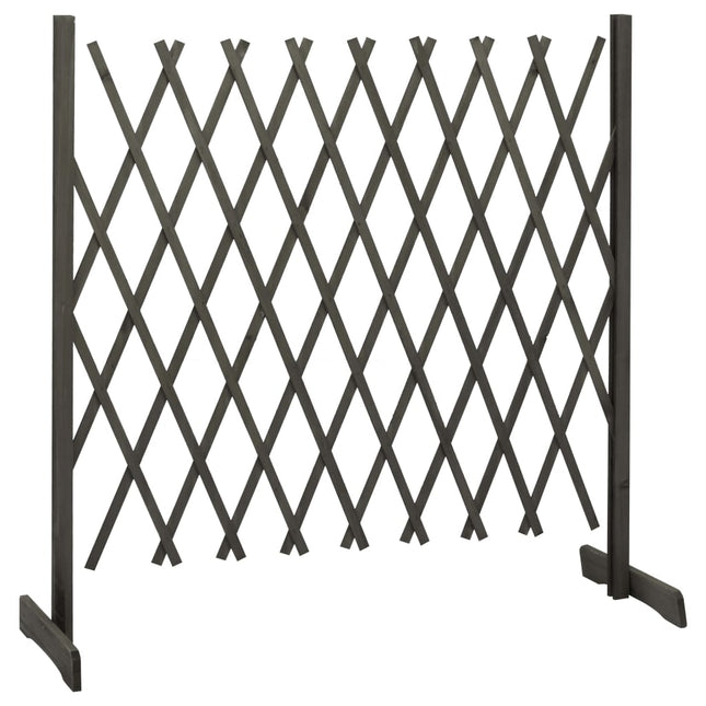 espalier til haven 180x100 cm massivt fyrretræ grå