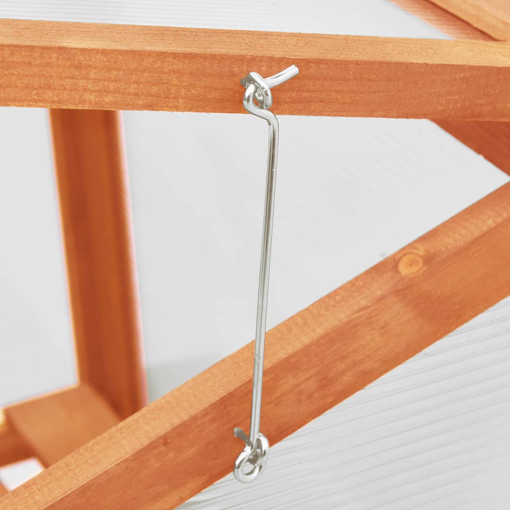 drivhus 60x45x100 cm fyrretræ