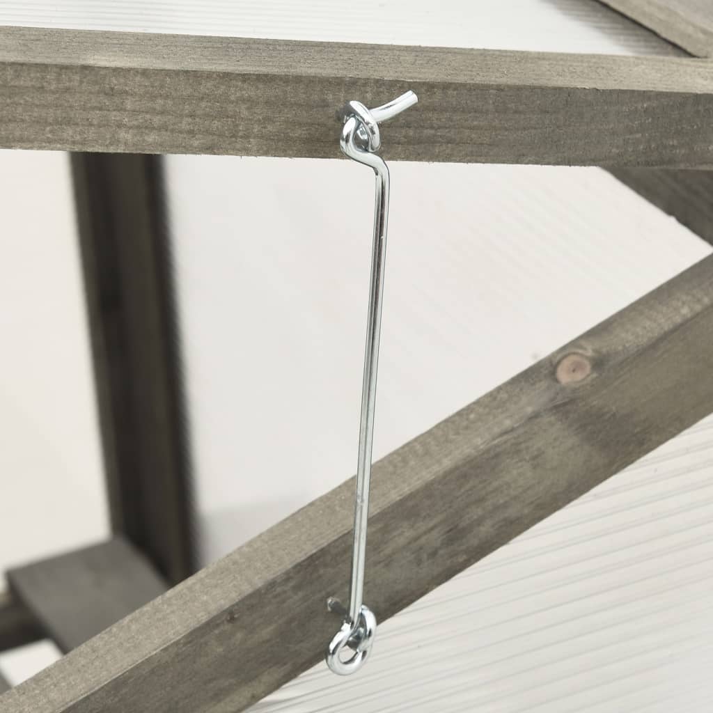 drivhus 60x45x100 cm fyrretræ