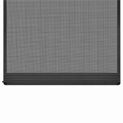 Svingbart insektnet Anthracit og sort 100 x 215 cm