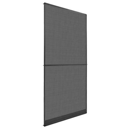 Svingbart insektnet Anthracit og sort 100 x 215 cm