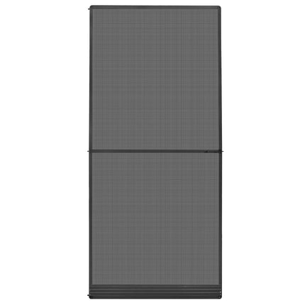 Svingbart insektnet Anthracit og sort 100 x 215 cm