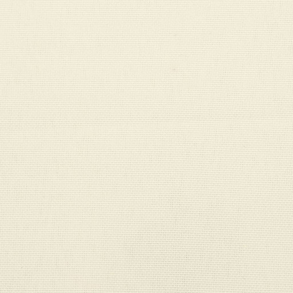 hynde til havebænk 100x50x7 cm oxfordstof cremehvid