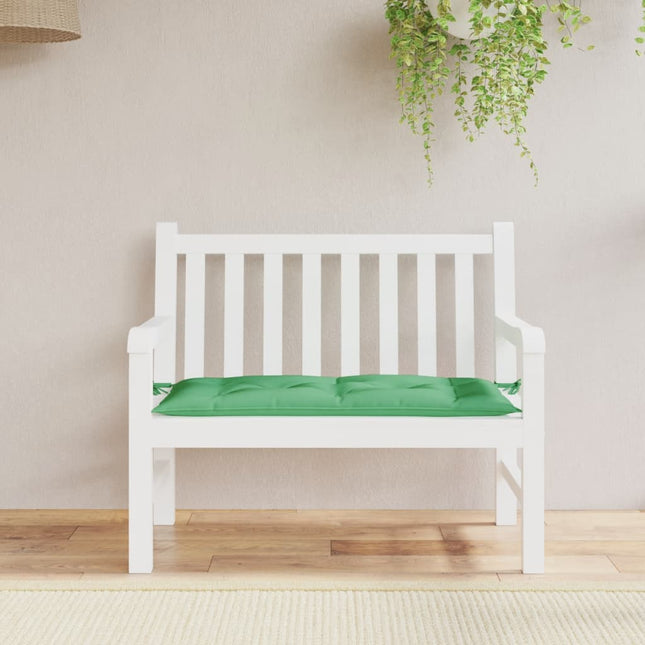 hynde til havebænk 100x50x7 cm oxfordstof grøn