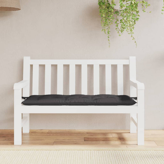 hynde til havebænk 120x50x7 cm oxfordstof antracitgrå