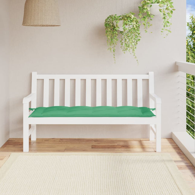 hynde til havebænk 150x50x7 cm oxfordstof grøn
