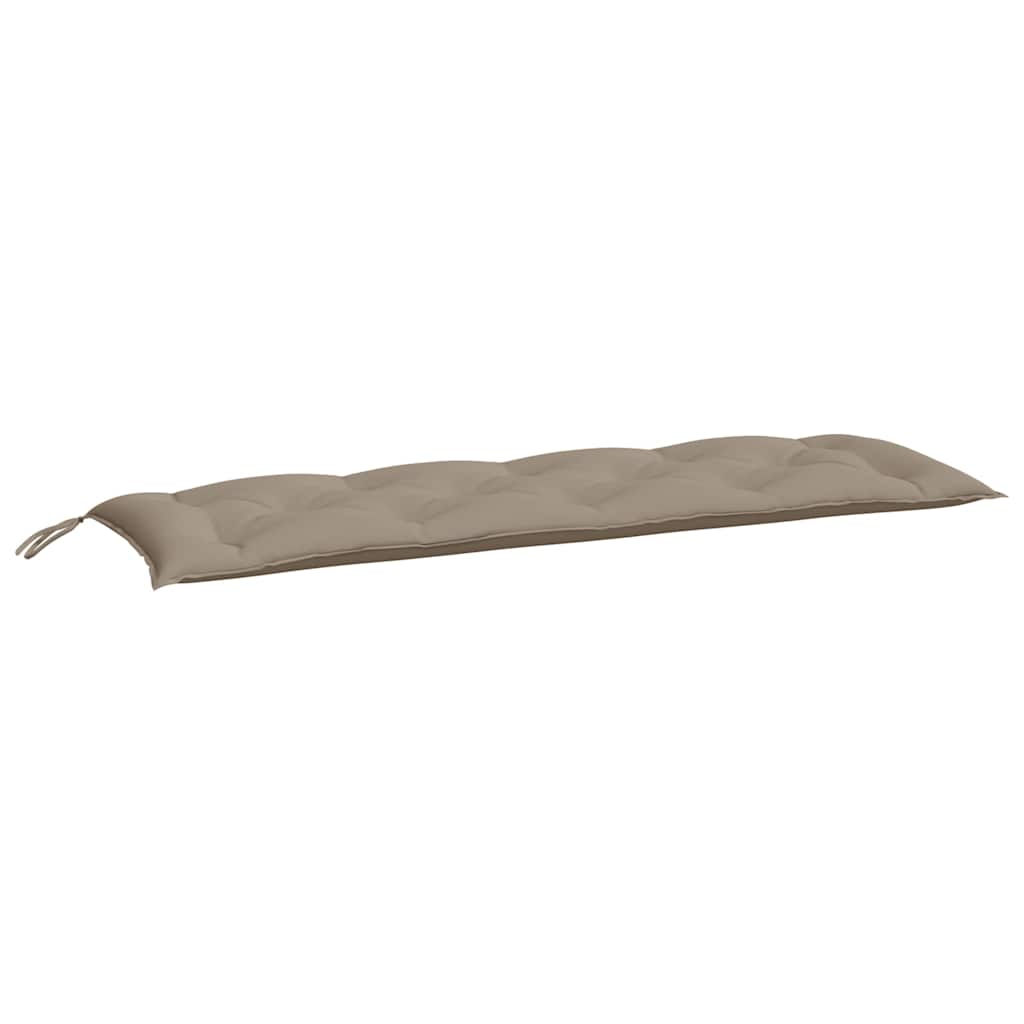 hynde til havebænk 150x50x7 cm oxfordstof gråbrun
