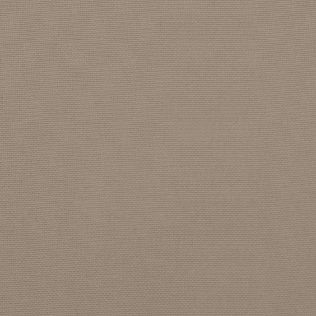 hynde til havebænk 150x50x7 cm oxfordstof gråbrun