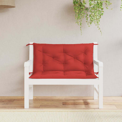 hynde til havebænk 100x(50+50)x7 cm oxfordstof rød