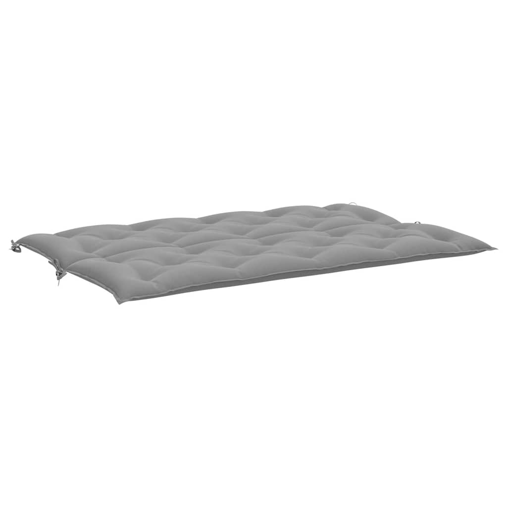 hynde til havebænk 150x(50+50)x7 cm oxfordstof grå