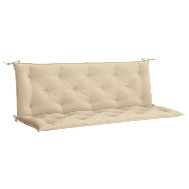 hynde til havebænk 150x(50+50)x7 cm oxfordstof beige