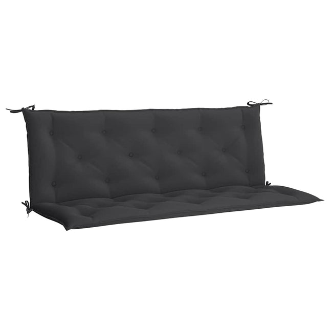 hynde til havebænk 150x(50+50)x7 cm oxfordstof sort
