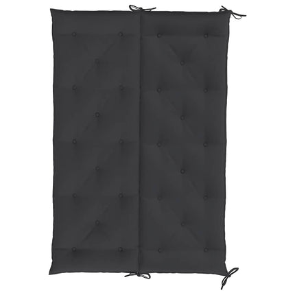 hynde til havebænk 150x(50+50)x7 cm oxfordstof sort