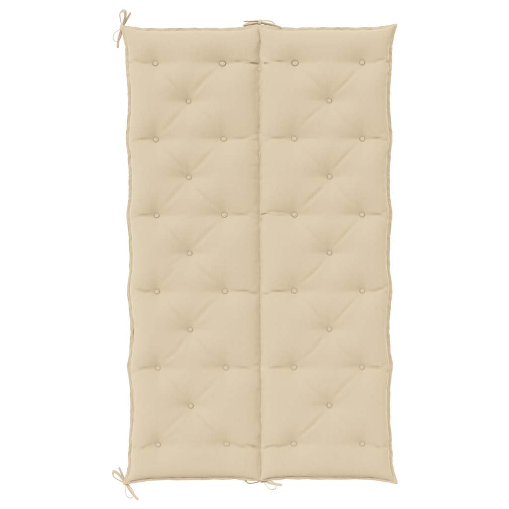 hynde til havebænk 180x(50+50)x7 cm oxfordstof beige