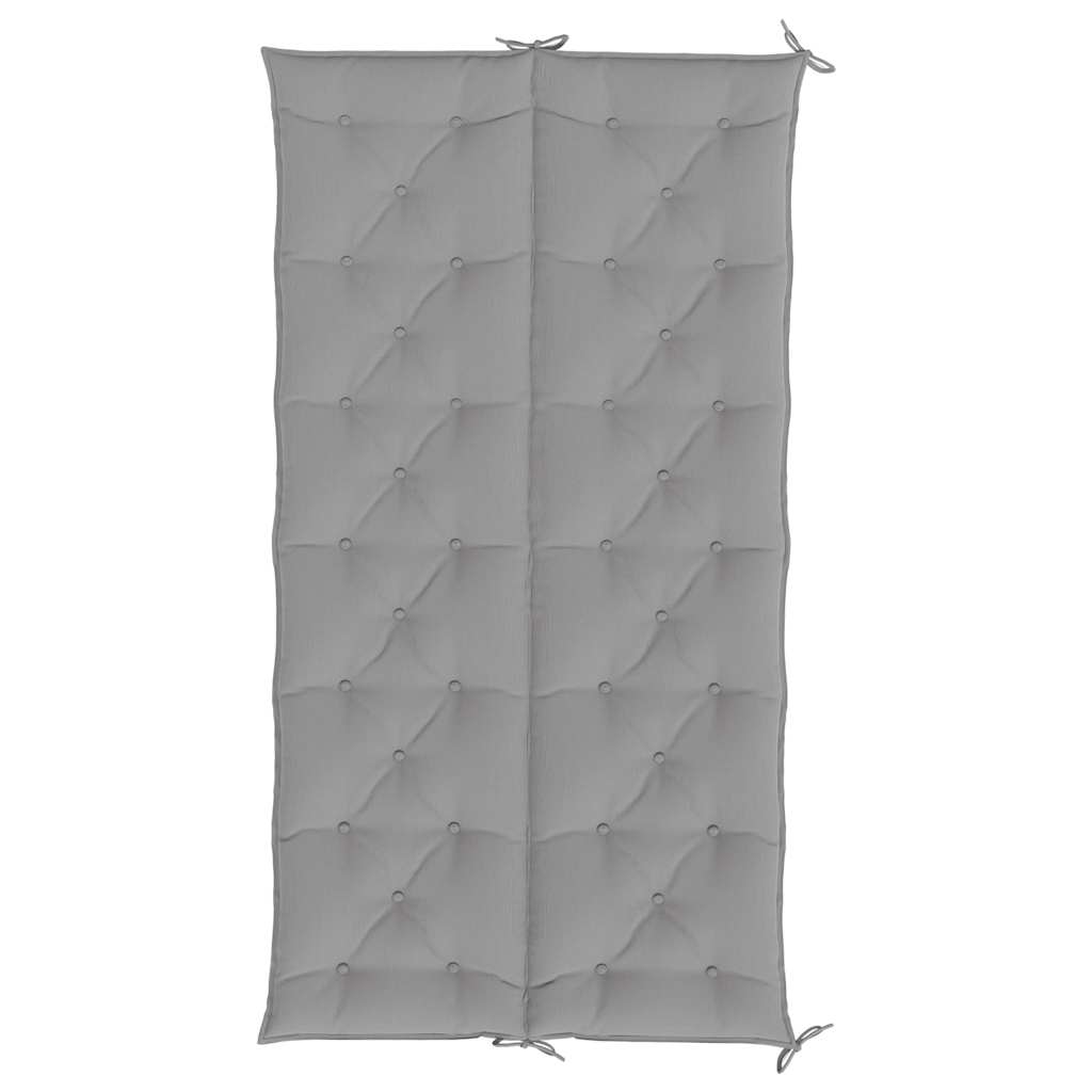 hynde til havebænk 200x(50+50)x7 cm oxfordstof grå