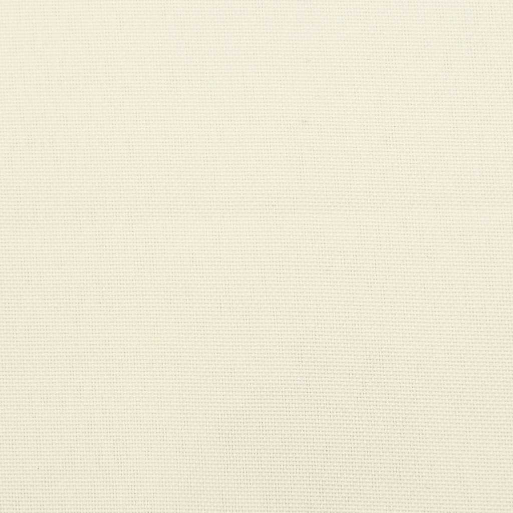 hynde til havebænk 200x(50+50)x7 cm oxfordstof cremehvid