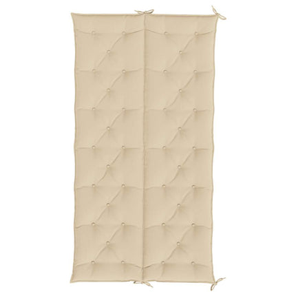 hynde til havebænk 200x(50+50)x7 cm oxfordstof beige