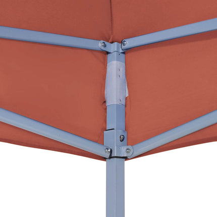tag til festtelt 3x3 m 270 g/m² terrakotta