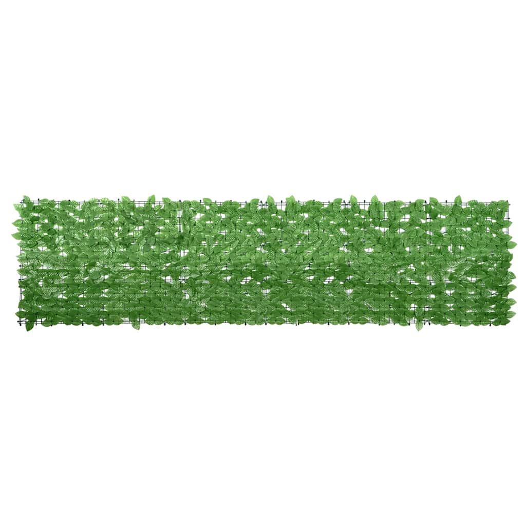 altanafskærmning 300x75 cm grønne blade billede