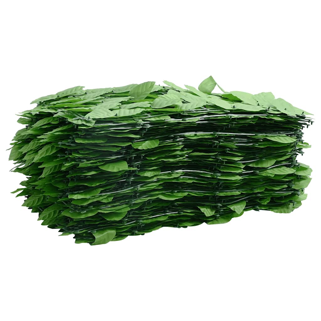 altanafskærmning 300x75 cm grønne blade