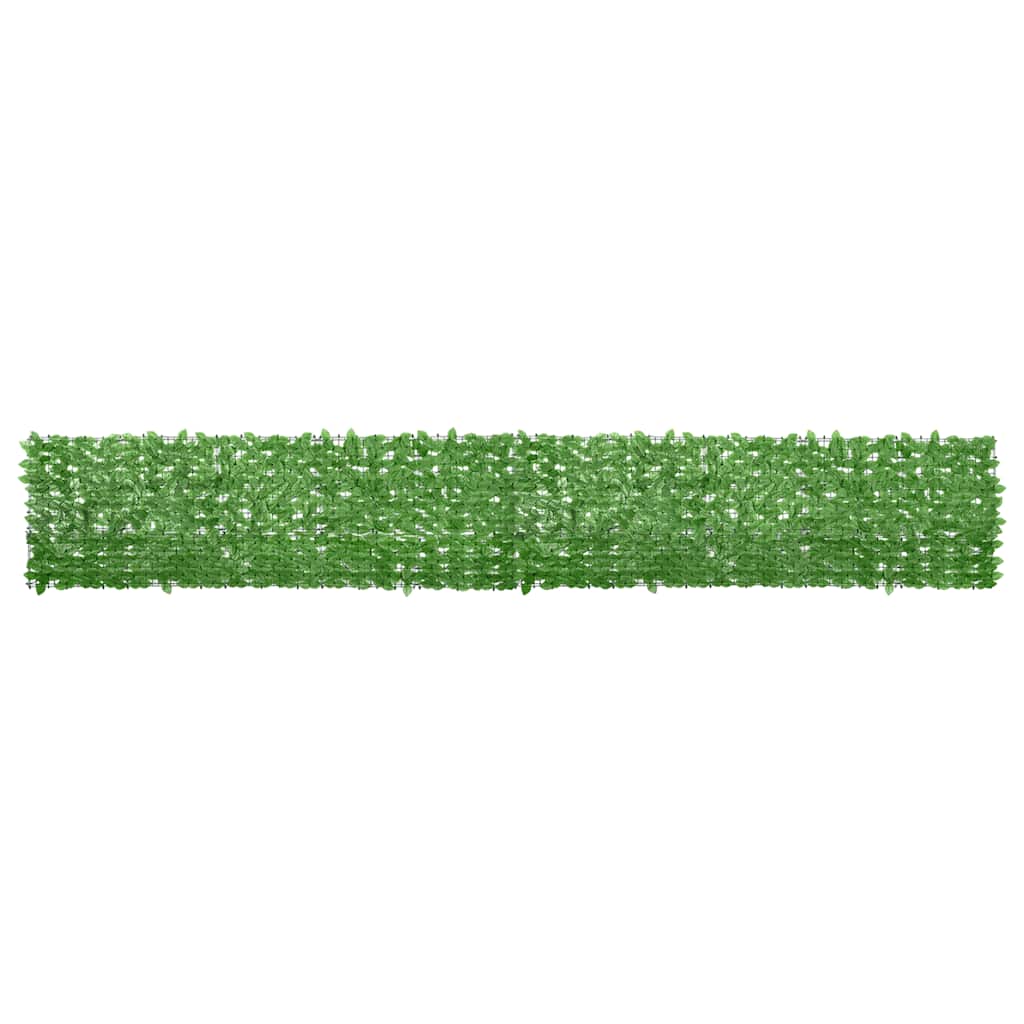 altanafskærmning 500x75 cm grønne blade billede