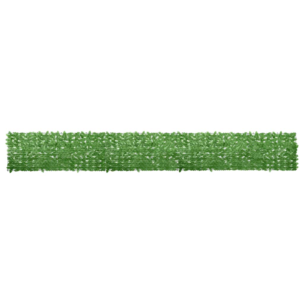 altanafskærmning 600x75 cm grønne blade billede