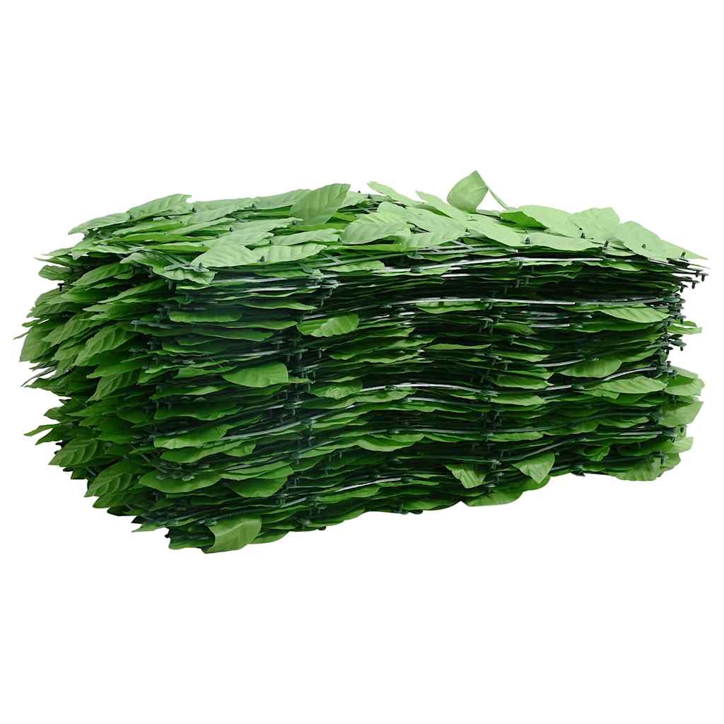 altanafskærmning 600x75 cm grønne blade