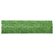 altanafskærmning 400x100 cm grønne blade