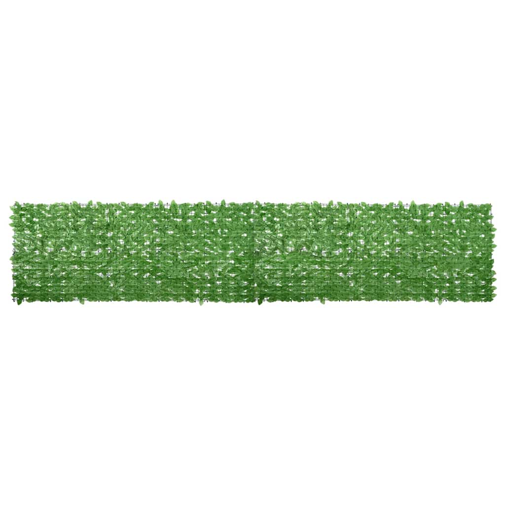 altanafskærmning 500x100 cm grønne blade billede