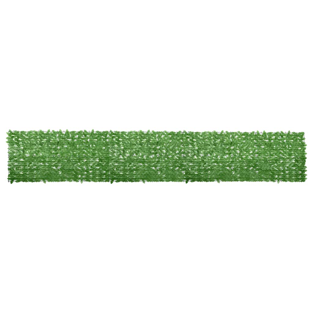 altanafskærmning 600x100 cm grønne blade billede