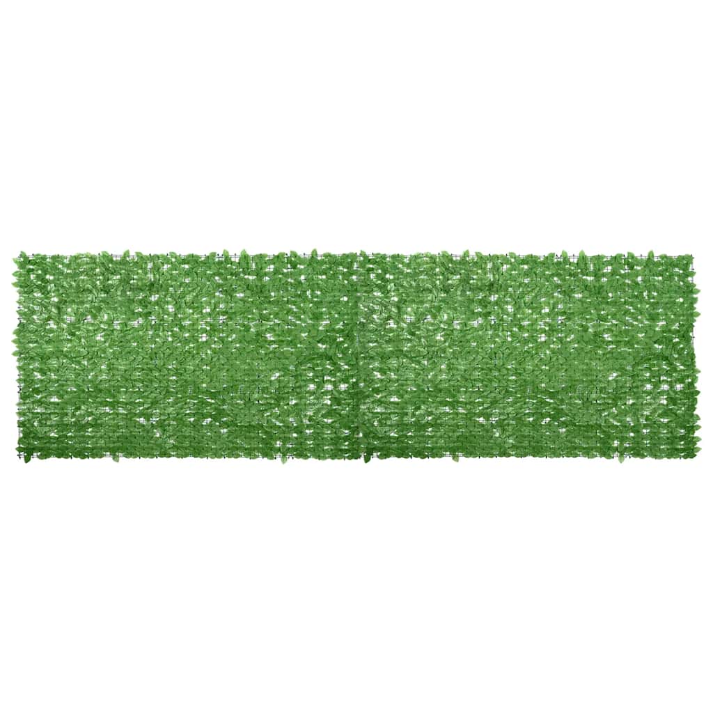 altanafskærmning 500x150 cm grønne blade billede