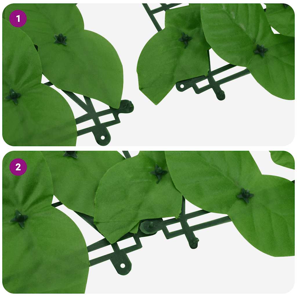 altanafskærmning 500x150 cm grønne blade