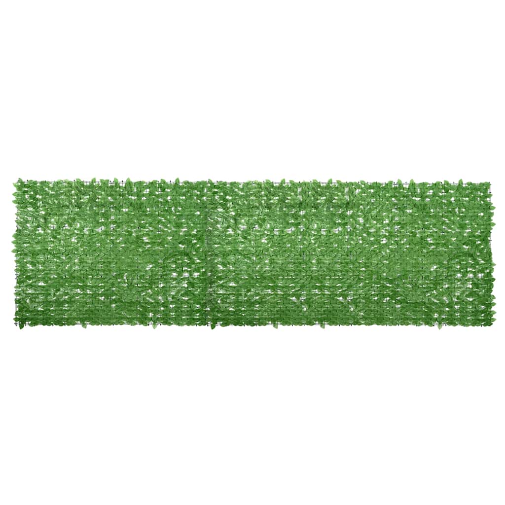 altanafskærmning 600x150 cm grønne blade billede