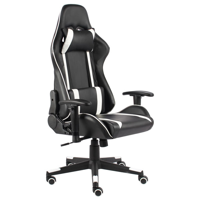 drejelig gamingstol PVC hvid