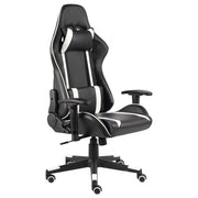 drejelig gamingstol PVC hvid