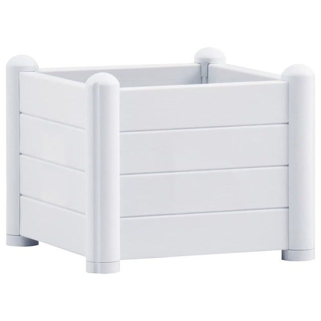 højbed 43x43x35 cm PP hvid
